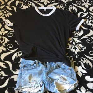 American Apparel black t-shirt